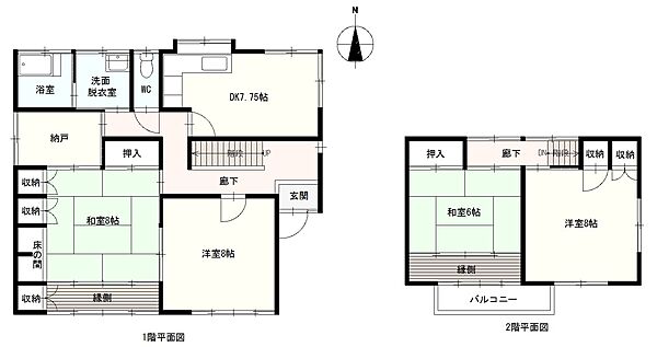 間取りを拡大表示