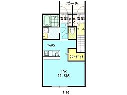 GRANDDESIGN ワンルームの間取図画像