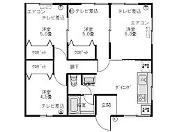コレクトステージ 4DKの間取図画像