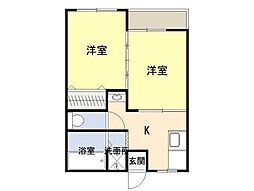 コーポアベの間取図画像