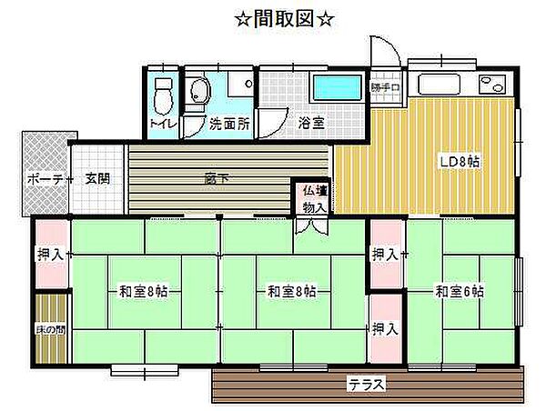 間取りを拡大表示