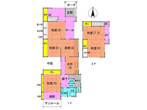 間取りを拡大表示