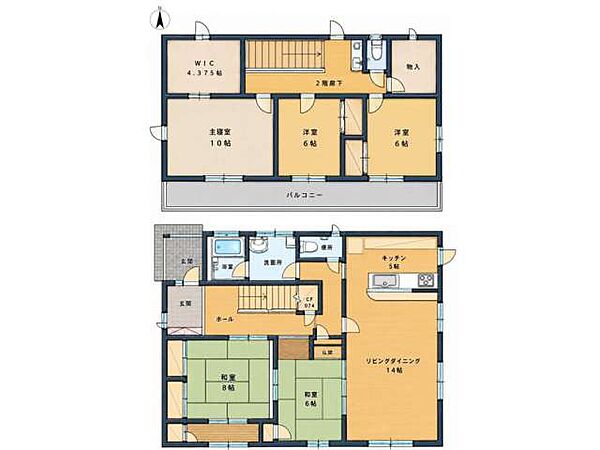 間取りを拡大表示