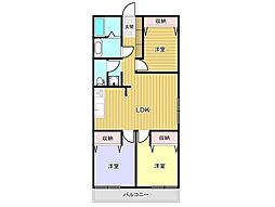 間取図画像 3LDK