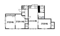 メゾン永楽 3LDKの間取図画像