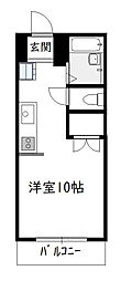 サンコート神宮東 ワンルームの間取図画像