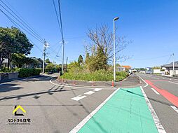 田野町乙　南西東の角地　建築条件なし売地