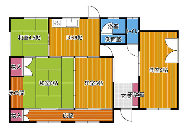 間取りを拡大表示