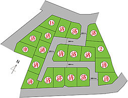大型分譲地　全20区画(２号地)　大字恒久