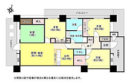 エイルヴィラリベルシティ柳丸 4LDKの間取図画像