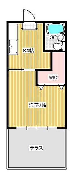 やなぎハイツ 102号｜宮崎県宮崎市城ケ崎１丁目(賃貸マンション1K・1階・24.00㎡)の写真 その2