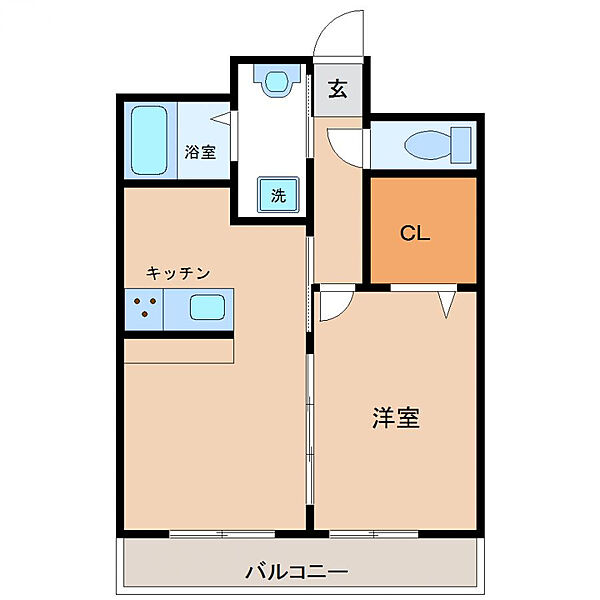 セフィーロ清水 402号室｜宮崎県宮崎市清水３丁目(賃貸マンション1LDK・4階・40.15㎡)の写真 その2