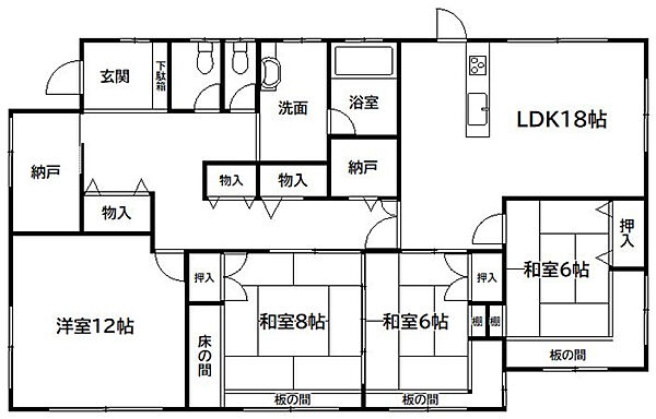 間取りを拡大表示