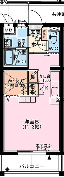 ラファエラ 203｜宮崎県宮崎市元宮町(賃貸アパート1R・2階・30.40㎡)の写真 その2