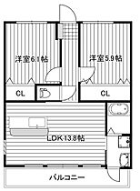 パッセージ 302号室 ｜ 宮崎県宮崎市大塚町流合5074-1（賃貸マンション2LDK・3階・59.20㎡） その2