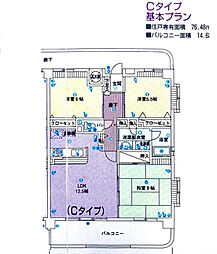 ル・グラン清水 3LDKの間取図画像