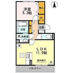 物件の間取り