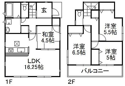 外観：間取り