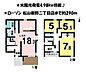 間取り：太陽光発電4.98kw搭載の長期優良住宅♪各居室収納＆2階に納戸付♪家族をより身近に感じるリビングイン階段のお家♪