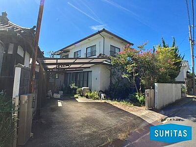 外観:松山堀江町の閑静な住宅街にあります、中古戸建です♪ 外観:松山堀江町の閑静な住宅街にあります、中古戸建です♪