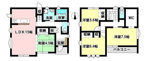 間取りを拡大表示