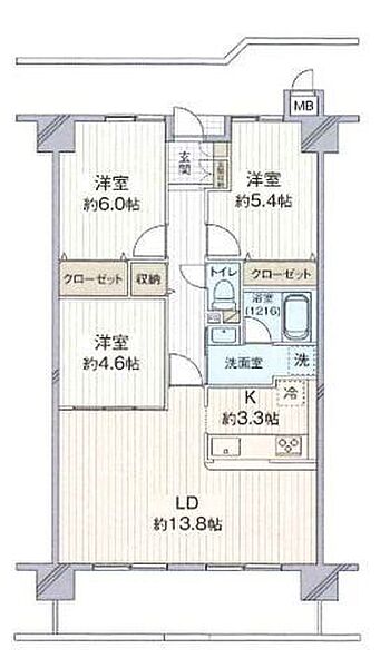 間取りを拡大表示