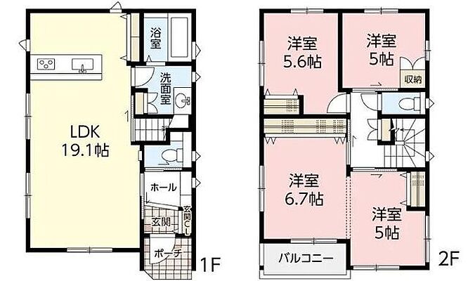 間取り JR芸備線 中深川駅 徒歩15分