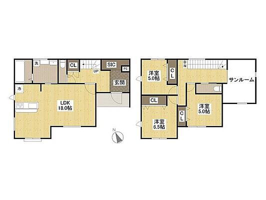間取り 広島県広島市安佐北区可部東6丁目