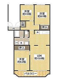 ウインディ井口 3LDKの間取図画像