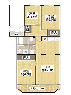 間取り ウィンディ井口 1階/-