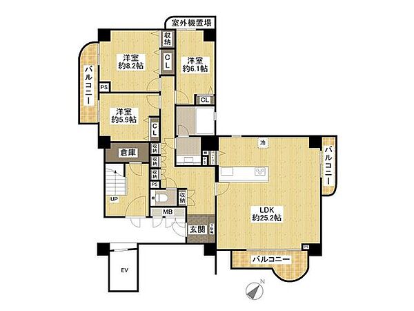 間取りを拡大表示