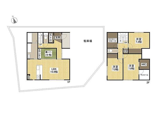 間取りを拡大表示