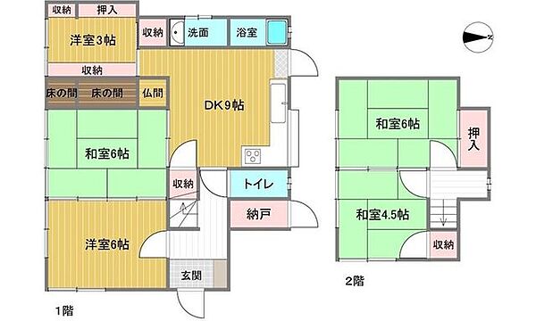 間取りを拡大表示