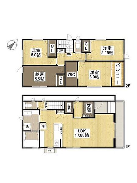 間取りを拡大表示