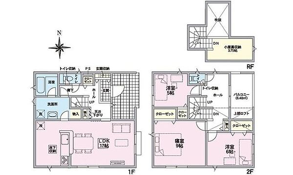 間取りを拡大表示