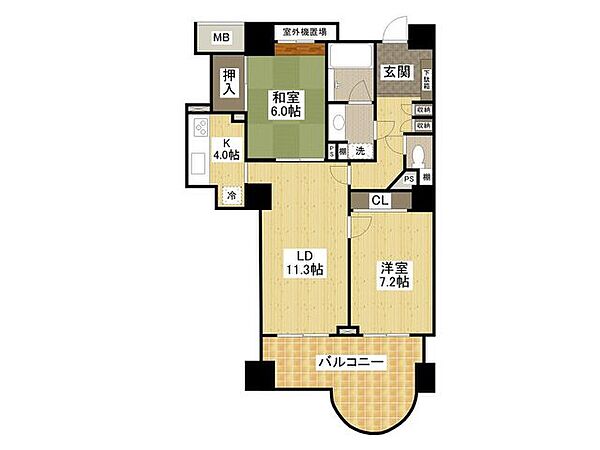間取りを拡大表示