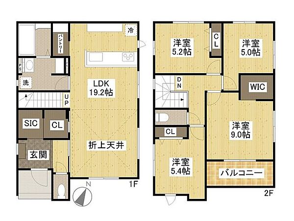 間取りを拡大表示