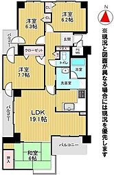 リラハイツ山鼻 4LDKの間取図画像