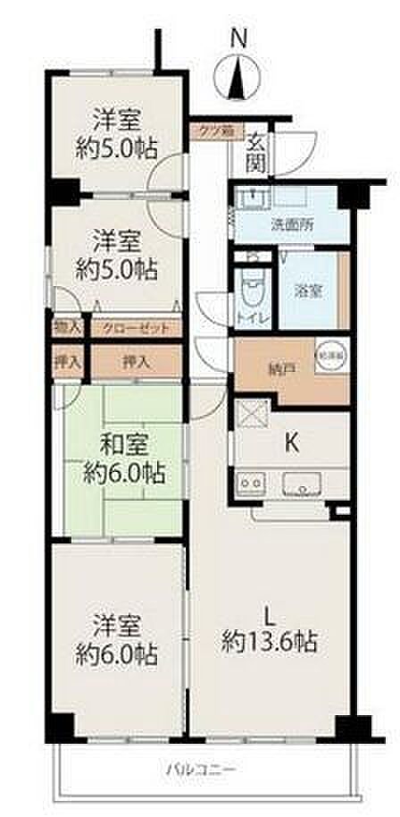 4LDK 間取り