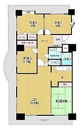 パークサイドおおみち 4LDKの間取図画像