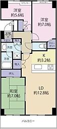 季の坂パーク・ホームズ壱番館 3LDKの間取図画像