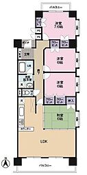 アスティオン新町 4LDKの間取図画像