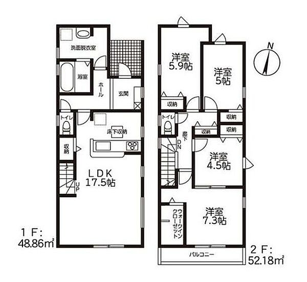 間取りを拡大表示