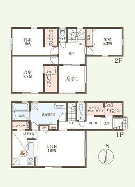 間取りを拡大表示