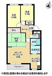 メゾンドルチェ北10条 3LDKの間取図画像