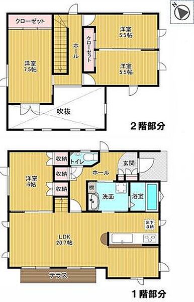 間取りを拡大表示