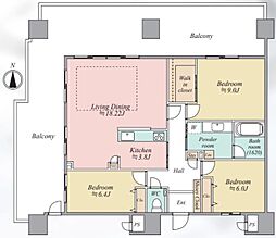 間取図画像 3LDK