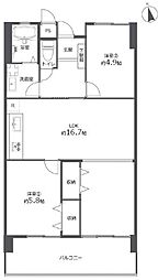 間取図画像 3LDK