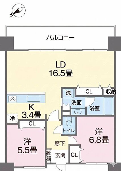 間取りを拡大表示