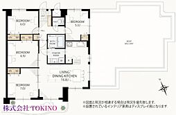 ライオンズマンション三原第2 4LDKの間取図画像